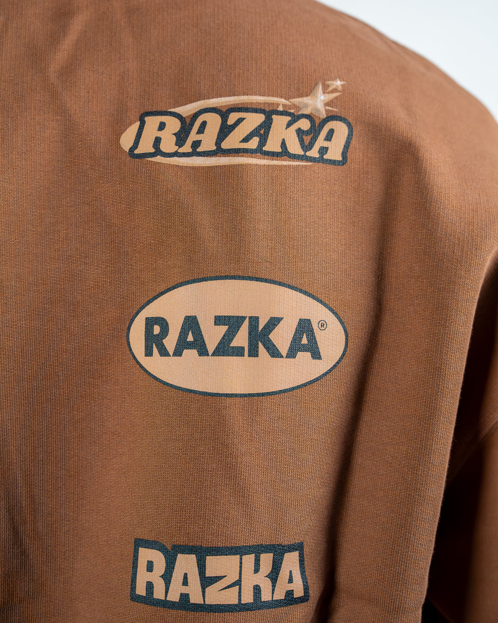 Pull OVERSIZE OLD LOGO - MARRON