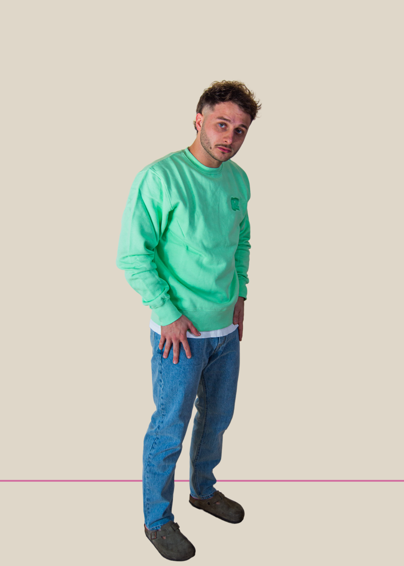 Le pull Vert