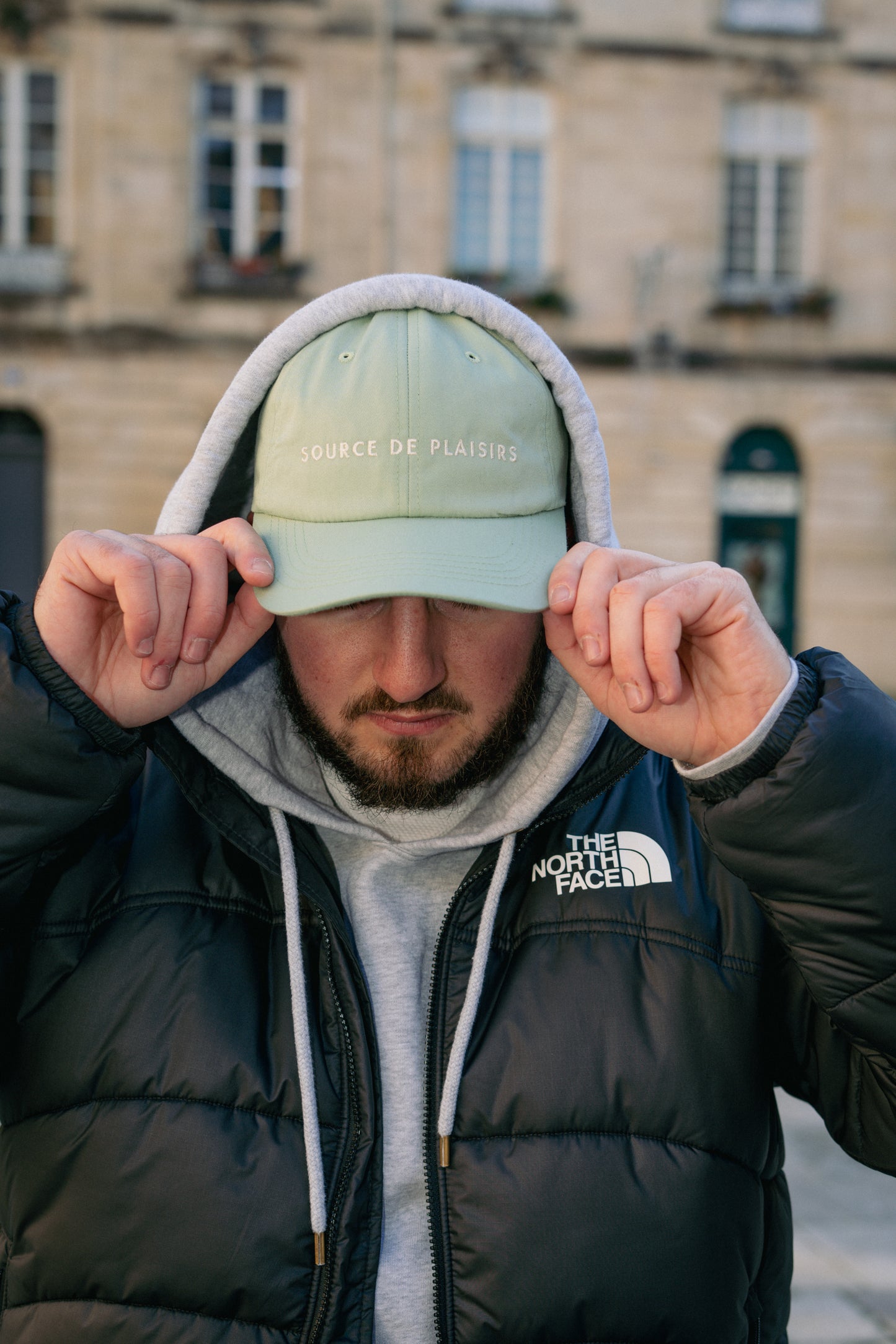 CASQUETTE « SOURCE DE PLAISIRS » VERTE