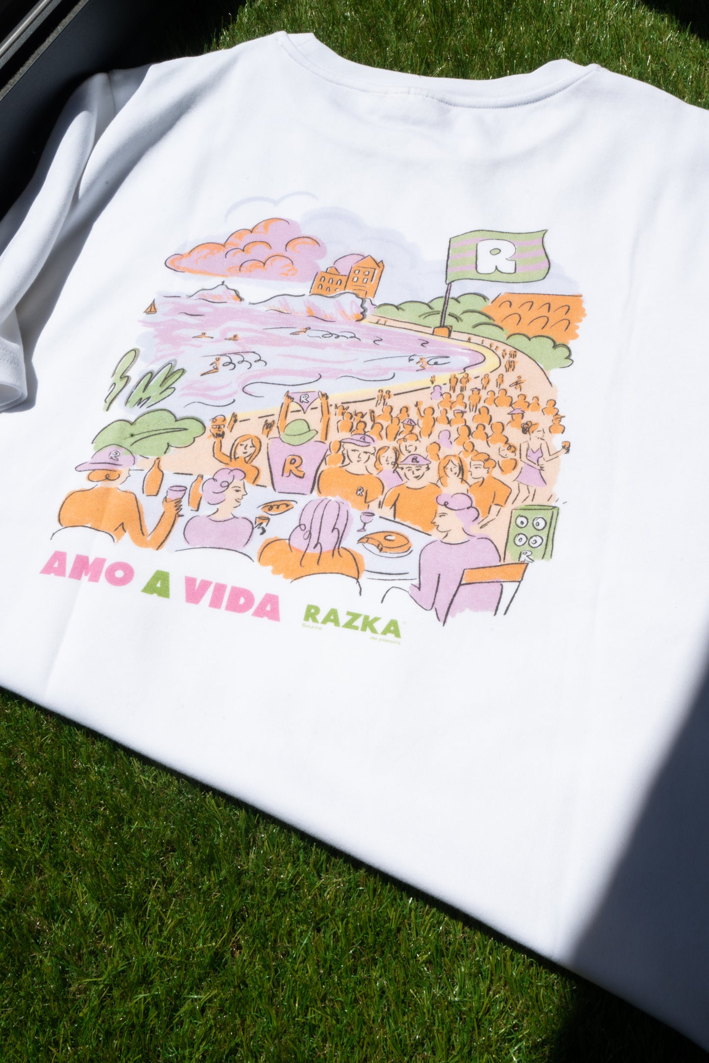 T-shirt AMO A VIDA –  Édition Été 2025