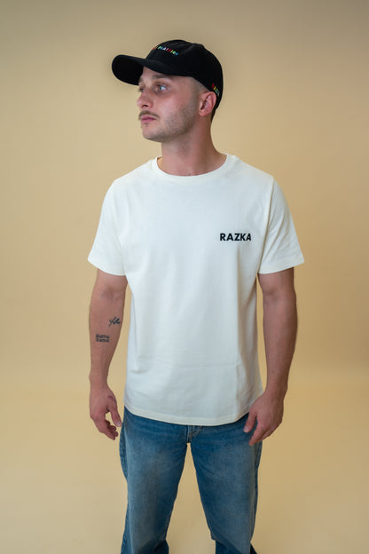 T-shirt RAZKA LOVE BEIGE – Édition Été 2025