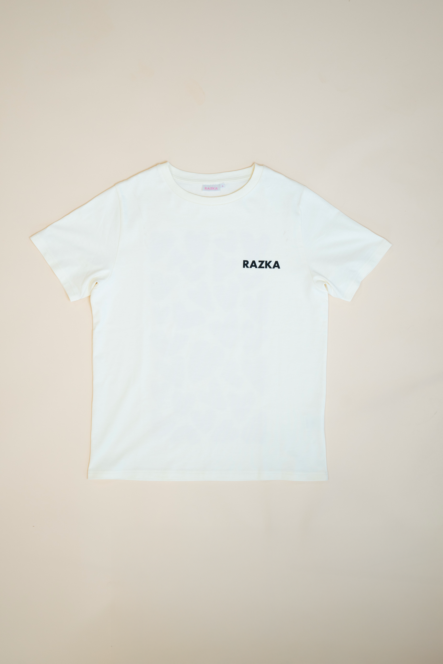 T-shirt RAZKA LOVE BEIGE – Édition Été 2025
