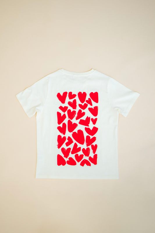 T-shirt RAZKA LOVE BEIGE – Édition Été 2025