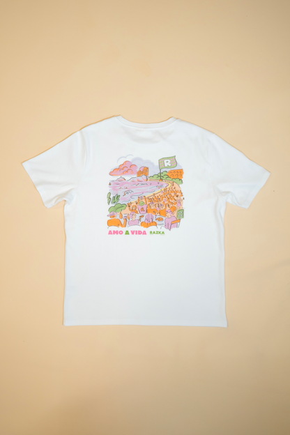 T-shirt AMO A VIDA –  Édition Été 2025