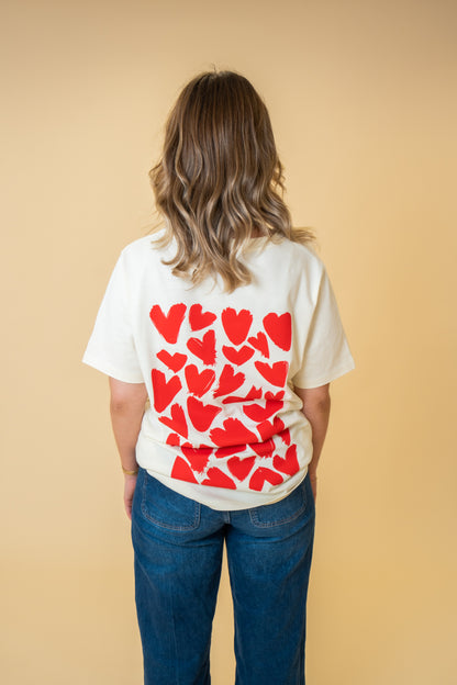 T-shirt RAZKA LOVE BEIGE – Édition Été 2025